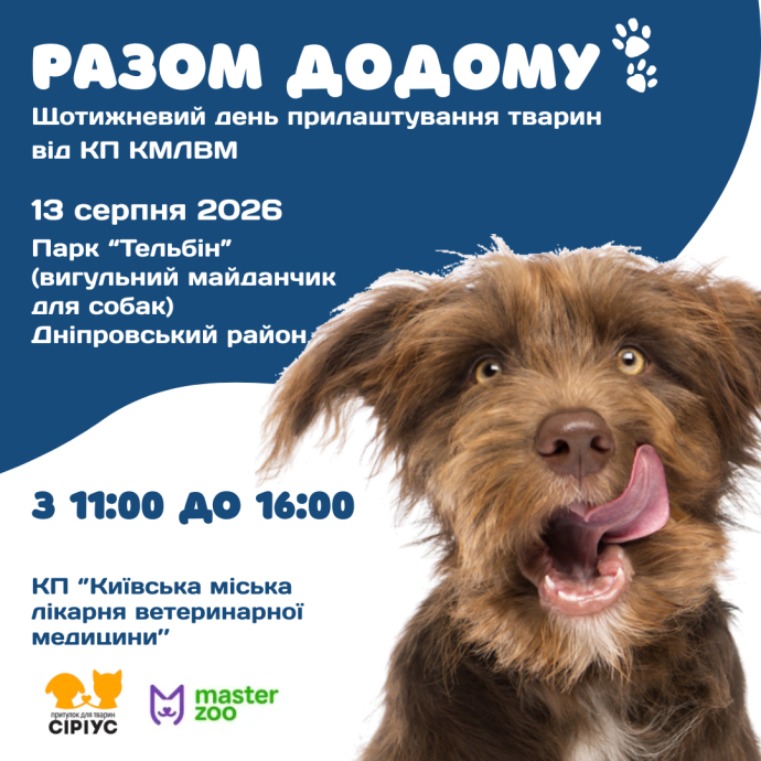 Парк &laquo;Тельбін&raquo; запрошує на День адопції: кияни зможуть познайомитися з песиками, які шукають дім