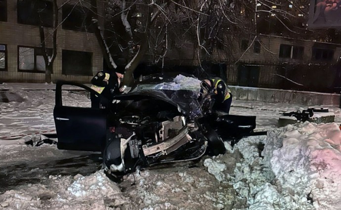 Пьяный иностранец устроил смертельное ДТП в Киеве. Полиция задержала водителя.